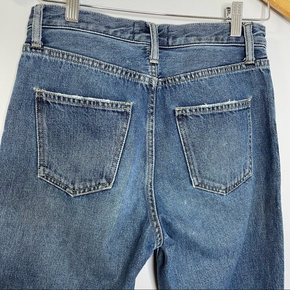 Current/Elliott The Vintage 1 Year Worn Rig Leg Cropped Jeans - Picture 6 of 8